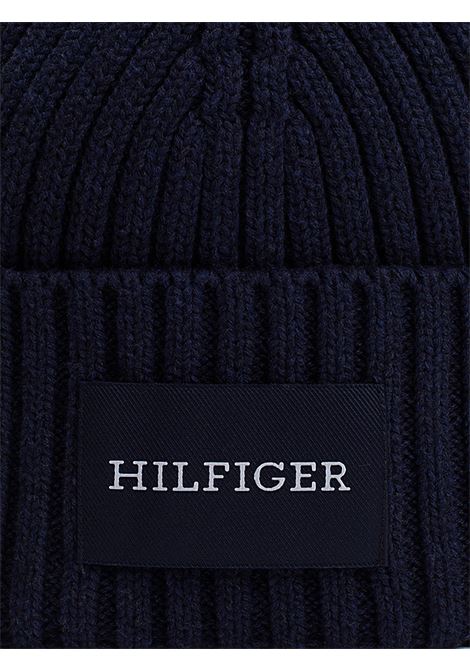 Berretto Hilfiger Monotype a coste con lana TOMMY HILFIGER | AM0AM12752DW6